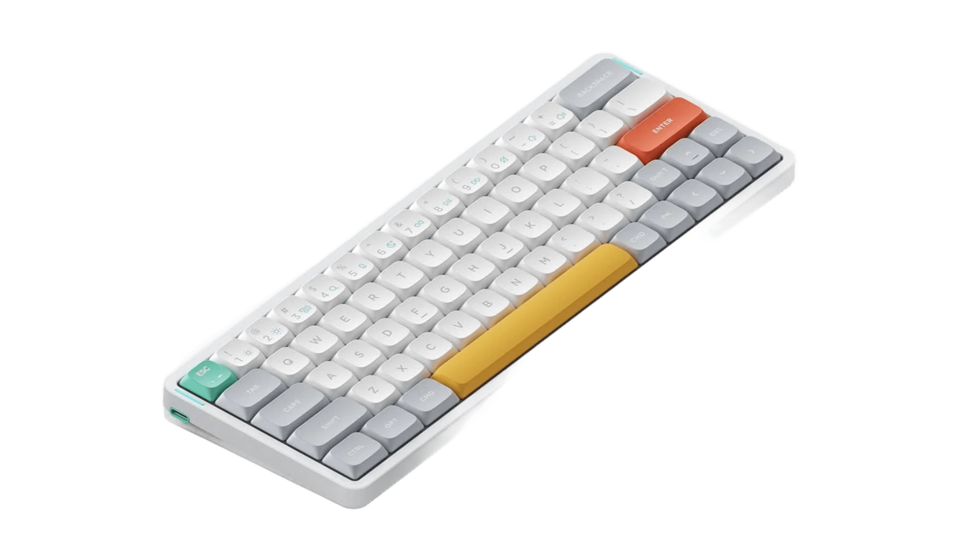 Teclado mecánico inalámbrico NuPhy Air60 de bajo perfil