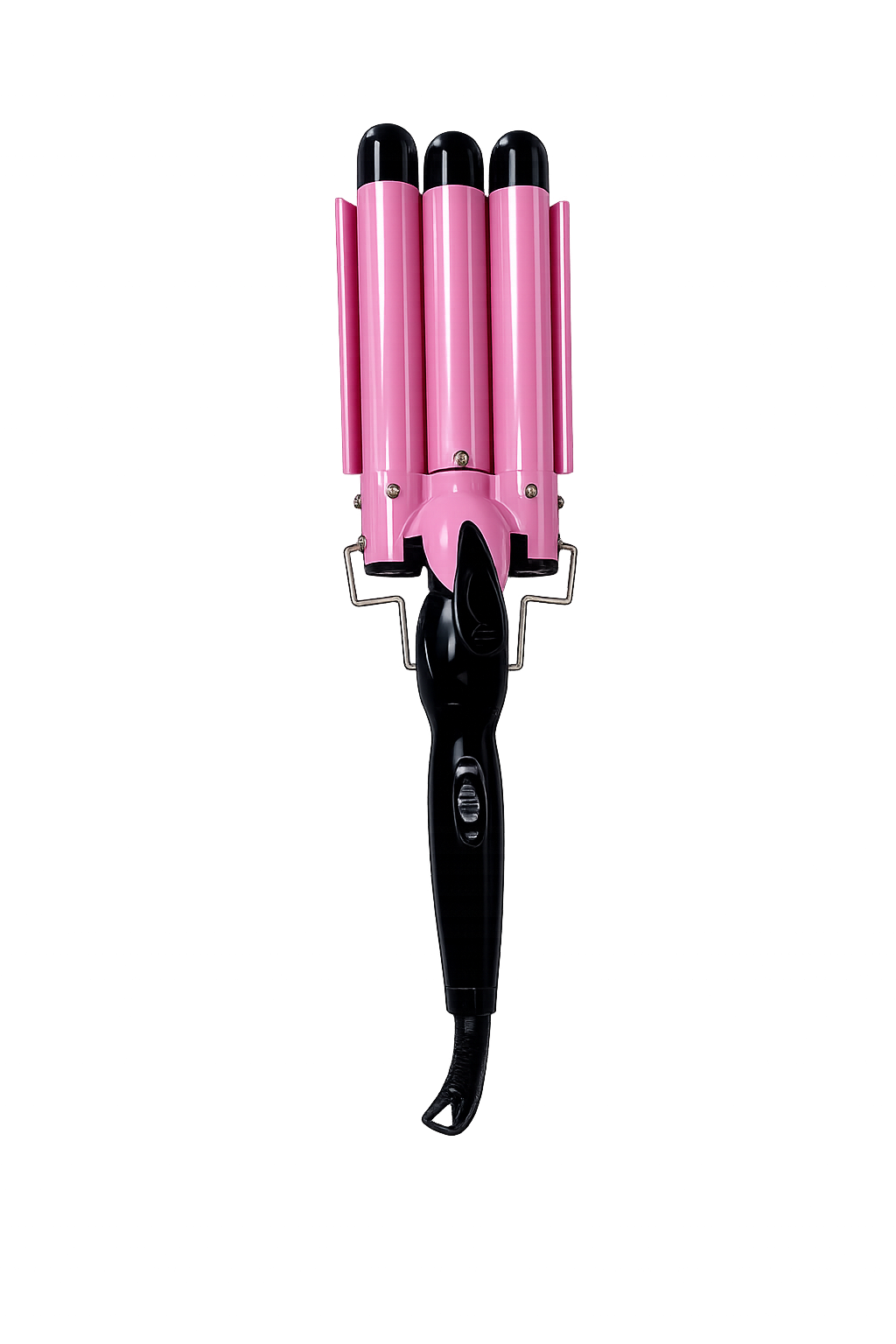 Ondulador de cabello rosado